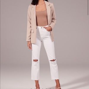 Ultra High Rise Ankle Straight Jeans